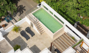 Piscina en la cima Lujoso apartamento en Playa del Carmen